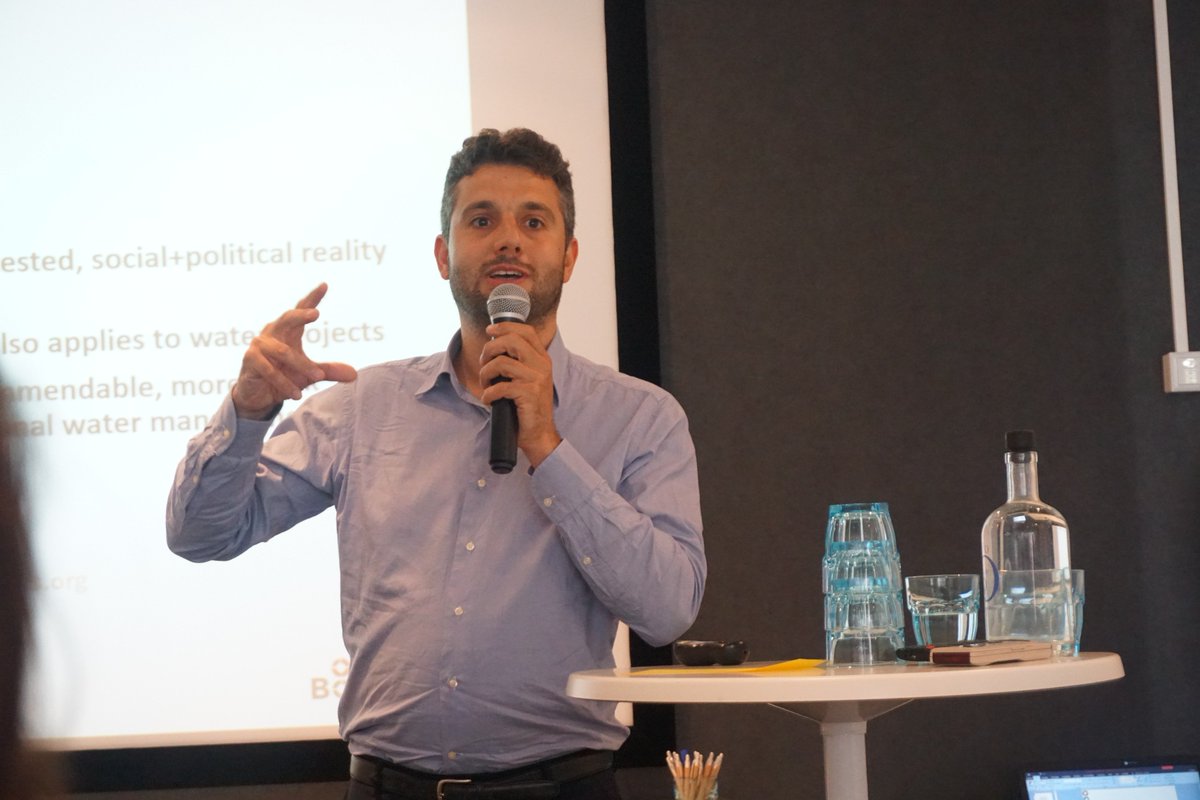 IRCWASH's tweet image. If we are already at the table we can spend energy on the discussion instead of spending most of our energy on being invited to the table in the first place - @galligia of @both_ends at the @IRCWASH #WASHdebate on the role of civil society in achieving #SDG6