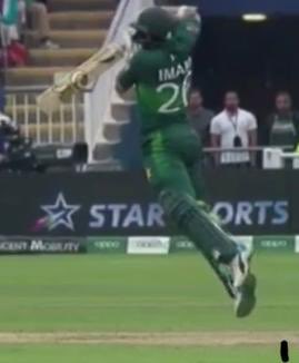DrNaumanNiaz's tweet photo. When a batsman gets into a stroke it’s about static or dynamic balance. With both your legs hanging in air reflects you are out of sorts &amp; not belonging to bat against genuine pace. It’s not my theory. It’s what we learnt while being at the University of Western Australia? https://t.co/ZjCTiKPVb9