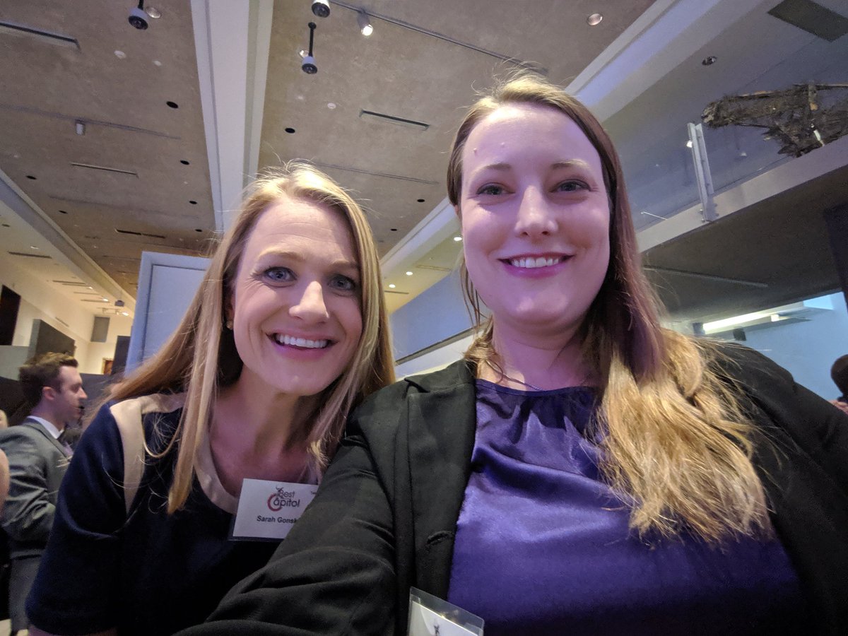 KaraKarlson's tweet photo. A few shout-outs from my supporters for #botc2019: @modernista64 thank you for the support and the selection of little black bags on a moment's notice (my purses are basically all diaper bags now). And Sarah Gonski for joining me at the soirre, & all my supporters. https://t.co/2fh4ZH9EN8