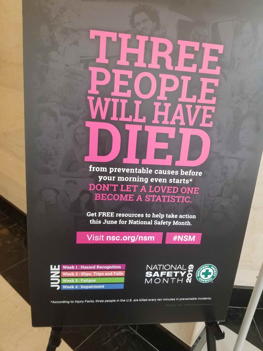 Seen in the Lobby of the Wrigley Building - Down Town Chicago.  #StopTheSlip #FallPrevention