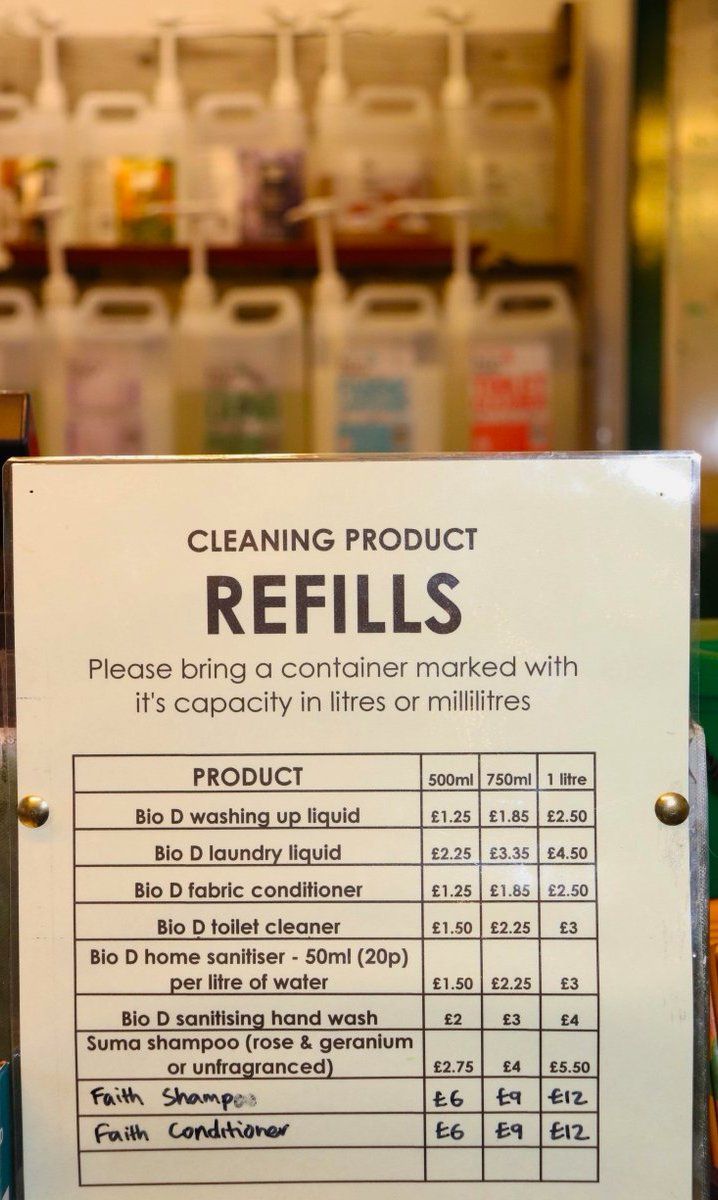 HulmeCgardenC's tweet image. Bring your empty bottles and we can refill them with range of eco-friendly detergents and toiletries!
#faithinnature #plasticfree #refills #lovenature #Manchester