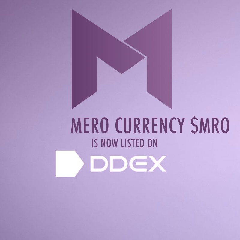 BitcoinToken ($BTCT) (@_bitcointoken) on Twitter photo BIG NEWS! We are #listed on DDEX exchange <a href="/ddexio2018/">DDEX</a>  with MRO/WETH pair.  Start trading now. ddex.io/trade/MRO-WETH. 
ps we are listing a amount of $MRO cheaply there to celebrate the listing, first come first serve! #selfdrop.  (also there are upcoming giveaways with DDEX) BIG NEWS! We are #listed on DDEX exchange <a href="/ddexio2018/">DDEX</a>  with MRO/WETH pair.  Start trading now. ddex.io/trade/MRO-WETH. 
ps we are listing a amount of $MRO cheaply there to celebrate the listing, first come first serve! #selfdrop.  (also there are upcoming giveaways with DDEX)