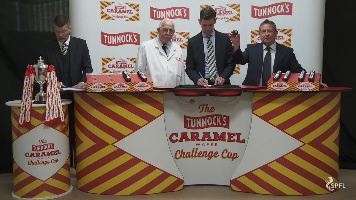 BarryAnderson_'s tweet photo. The Tunnock's Caramel Wafer Challenge Cup. Another season of unrivalled madness is underway in Scotland. https://t.co/ry0B11nuDJ