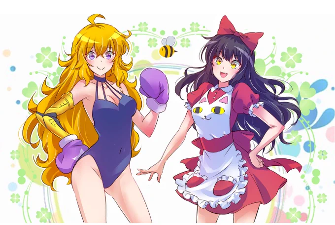 Bumblebee and puppycat 