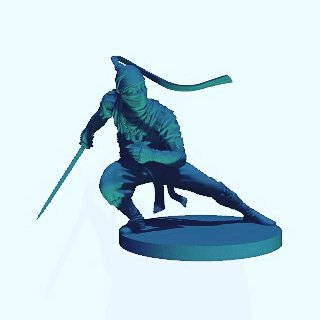 AntlerGames's tweet photo. A ninja has just sneaked his way to the 3rd dimension #shadowtacticstheboardgame https://t.co/m7tGRlFDh0