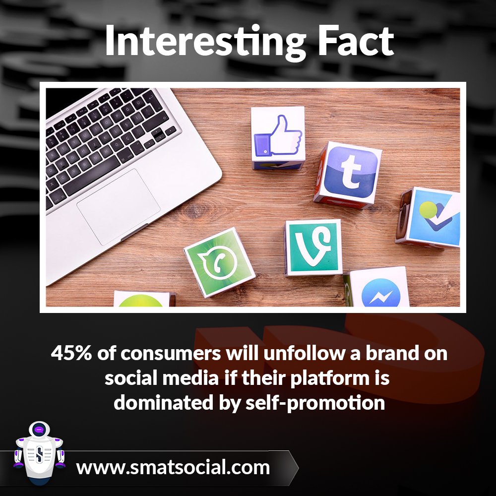 SmatSocial's tweet photo. Do you know?
#smatsocial #socialmediamarketing #socialmedia #doyouknow #website #selfbraning #selfpromotion #unfollow https://t.co/VyqS3fAgFi