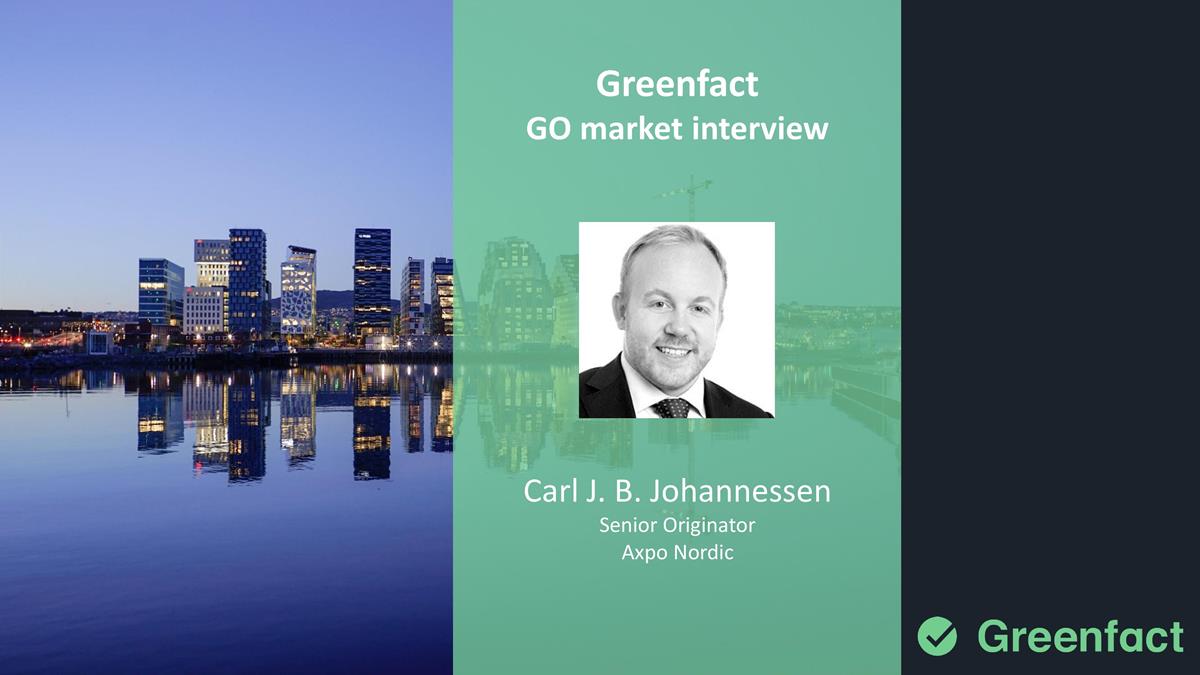 Read our latest #interview with Carl J. B. Johannessen (Axpo Nordic) on the current #price situation in the GO #market (subscribers only): bit.ly/2Ngn4MZ #guaranteesoforigin #greencertificates