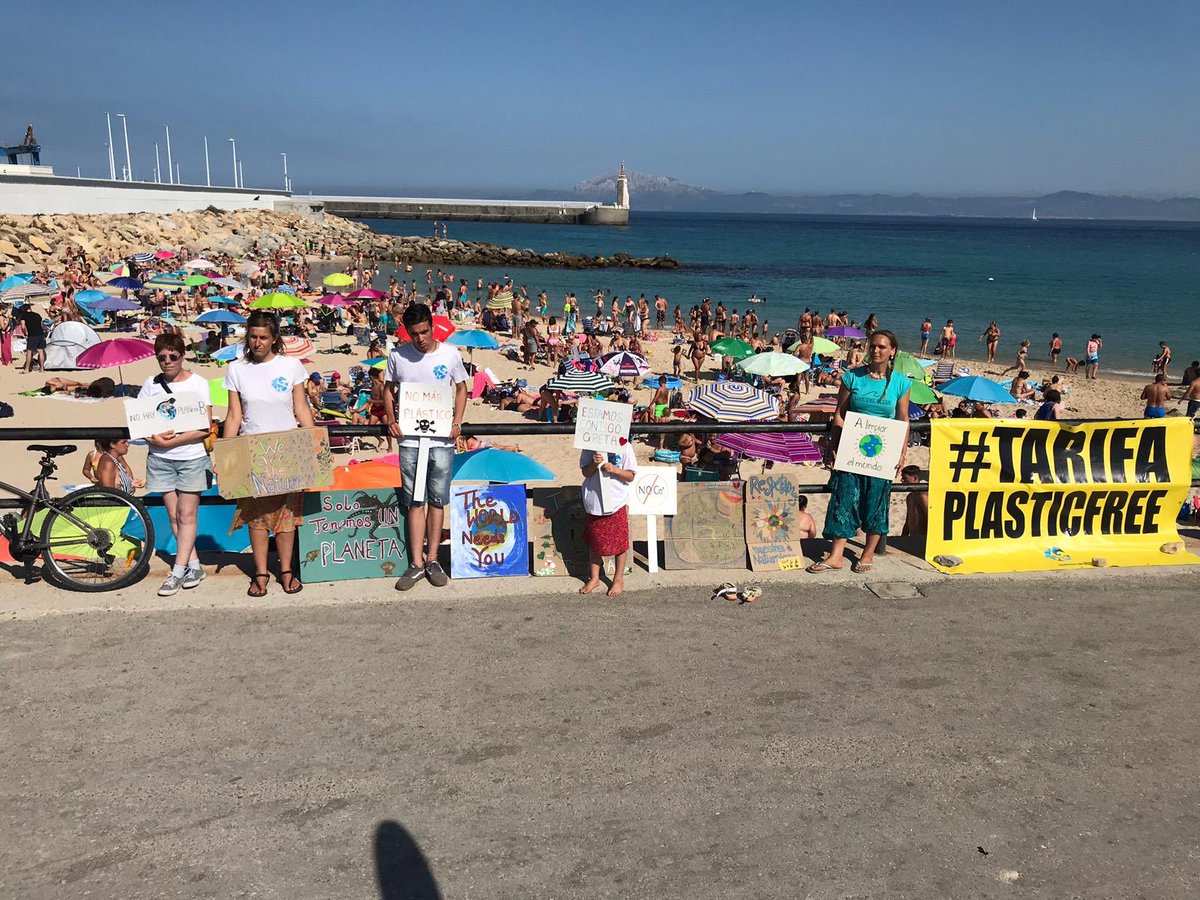 nereide_org's tweet photo. There is no plan(et) B! #TarifaPlasticFree #Activism https://t.co/mhI3AfXeCr