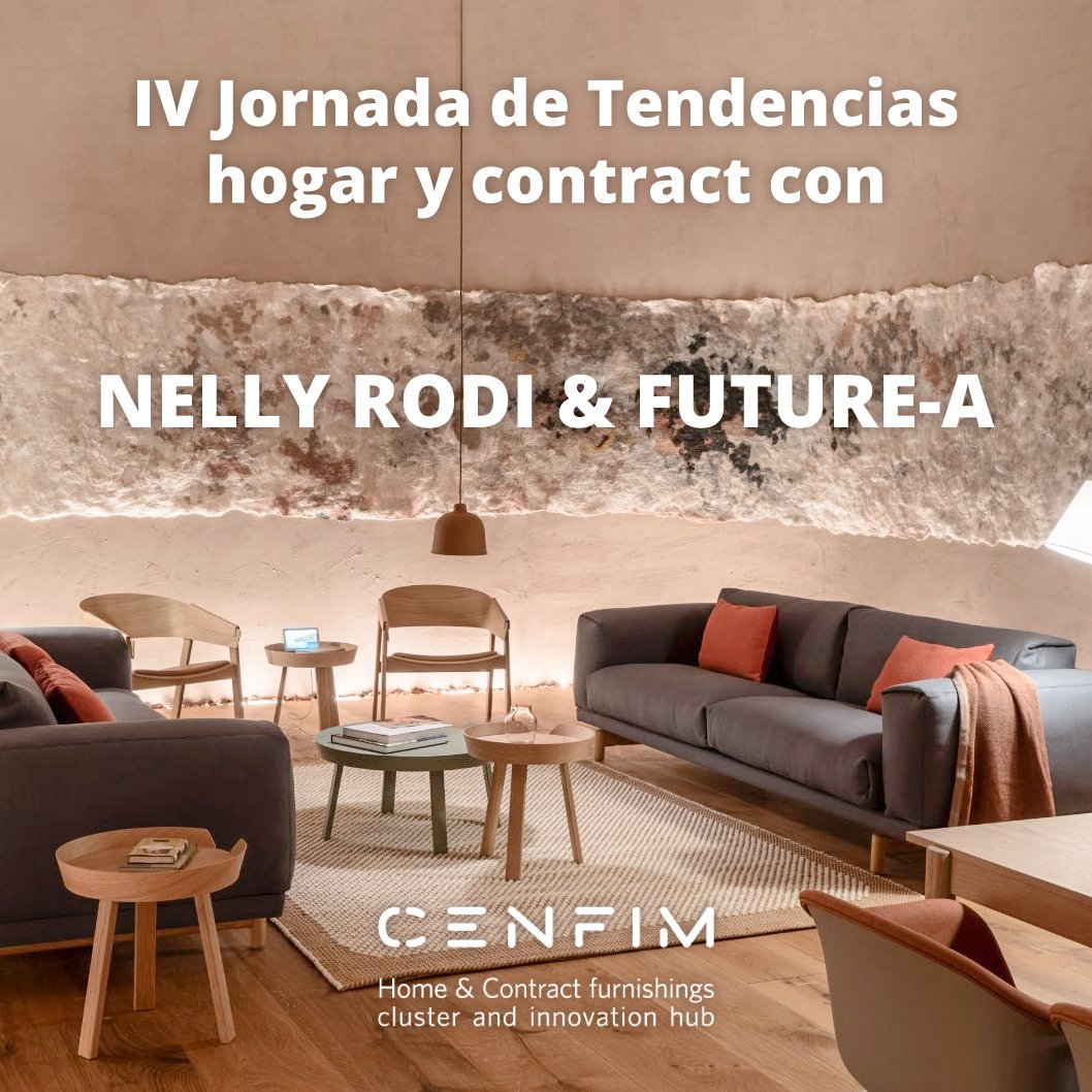 El día 11 de julio celebramos en Barcelona la IV edición de la Jornada de Tendencias #hogar y #contract, con <a href="/nellyrodi/">NellyRodi</a> y <a href="/futureA_/">future-A</a>.

¡No te pierdas esta oportunidad única para inspirarte en el #diseño de la próximas col·lecciones!

Inscríbete en: bit.ly/2XxZ3os