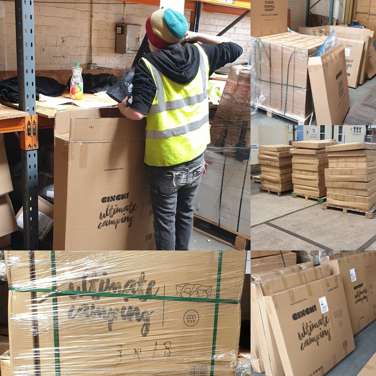 .<a href="/cinchpopuptents/">CINCH!</a> packed by us this week. #Kickstarter #crowdfunding #indiegogo #Glastonbury2019 pic.x.com/Bp3eQqMRAo