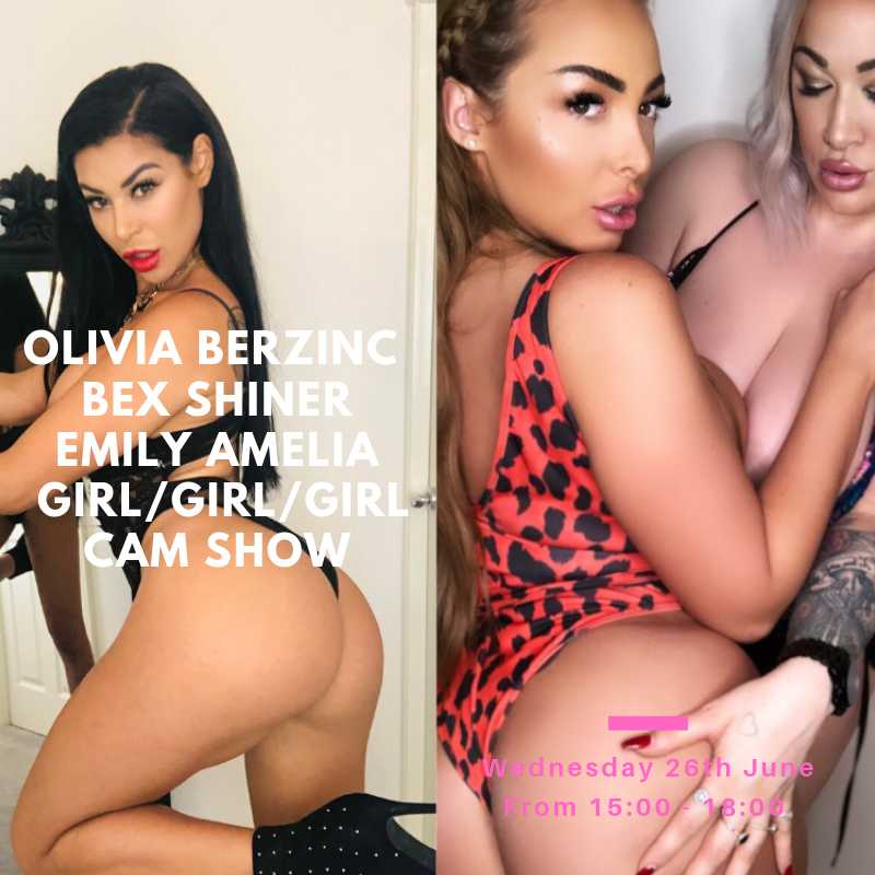 😈 Imagine three of your #WCW together
😏 Today you can see them together
🔞 @OliviaBerzinc, @BexBB9 &amp; @emily_ameliax join up for some fun
🖱️ Head over to @BabestationCams .com from 15:00PM https://t.co/q1tCaBbhki