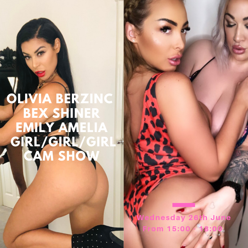 😈 Imagine three of your #WCW together
😏 Today you can see them together
🔞 @OliviaBerzinc, @BexBB9 &amp; @emily_ameliax join up for some fun
🖱️ Head over to @BabestationCams .com from 15:00PM https://t.co/64Kje8dV5l
