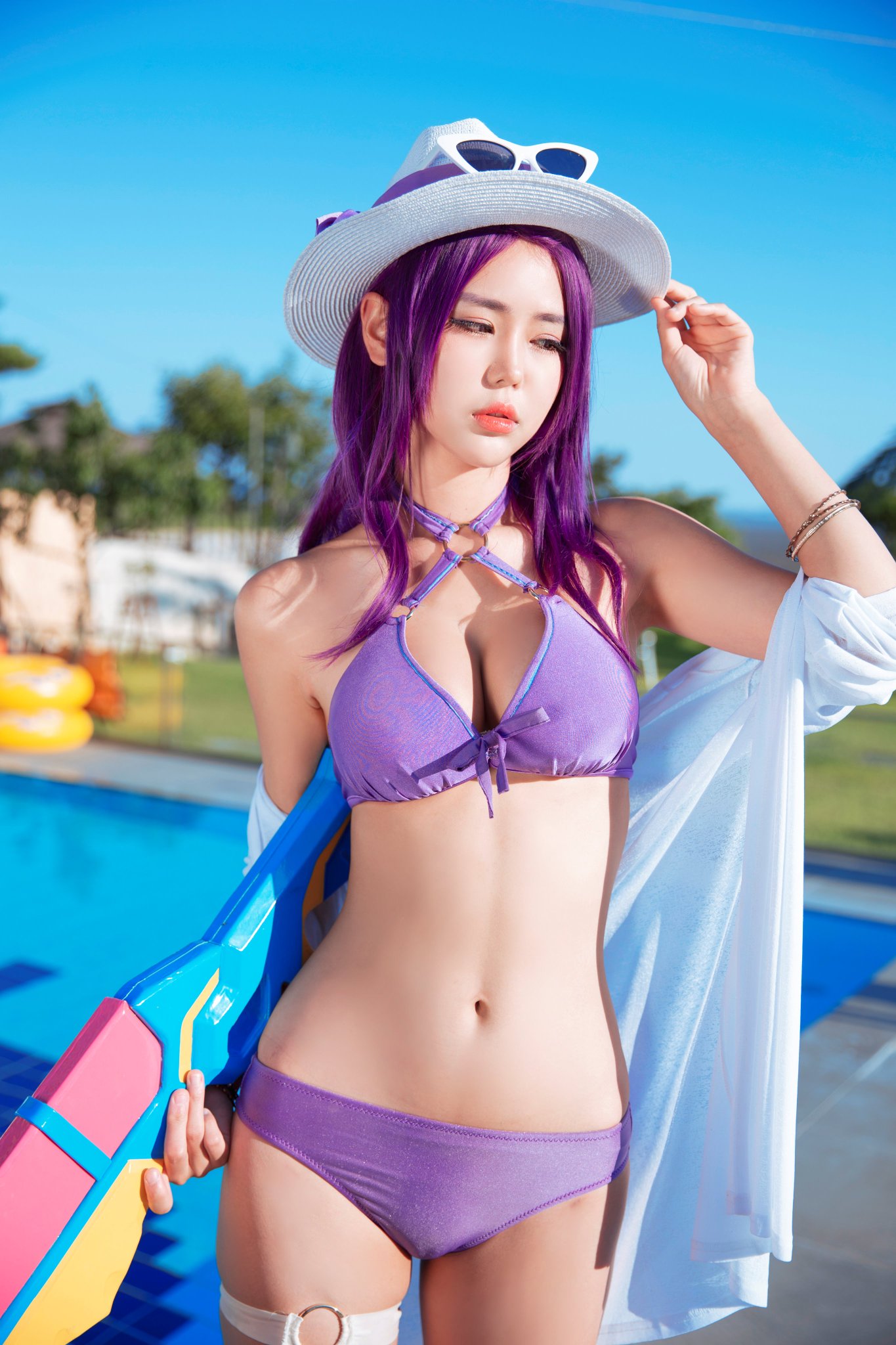 연 у Твіттері: "League of Legends - Pool Party Caitlyn 리그오브레전드 - 수영장파티 ...