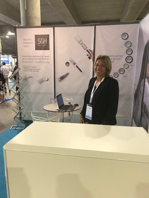 Meet us stand C8 to discover SGH Healthcaring's (Stiplastics, Rovipharm, Eskiss) innovative devices and services #MedFIT2019