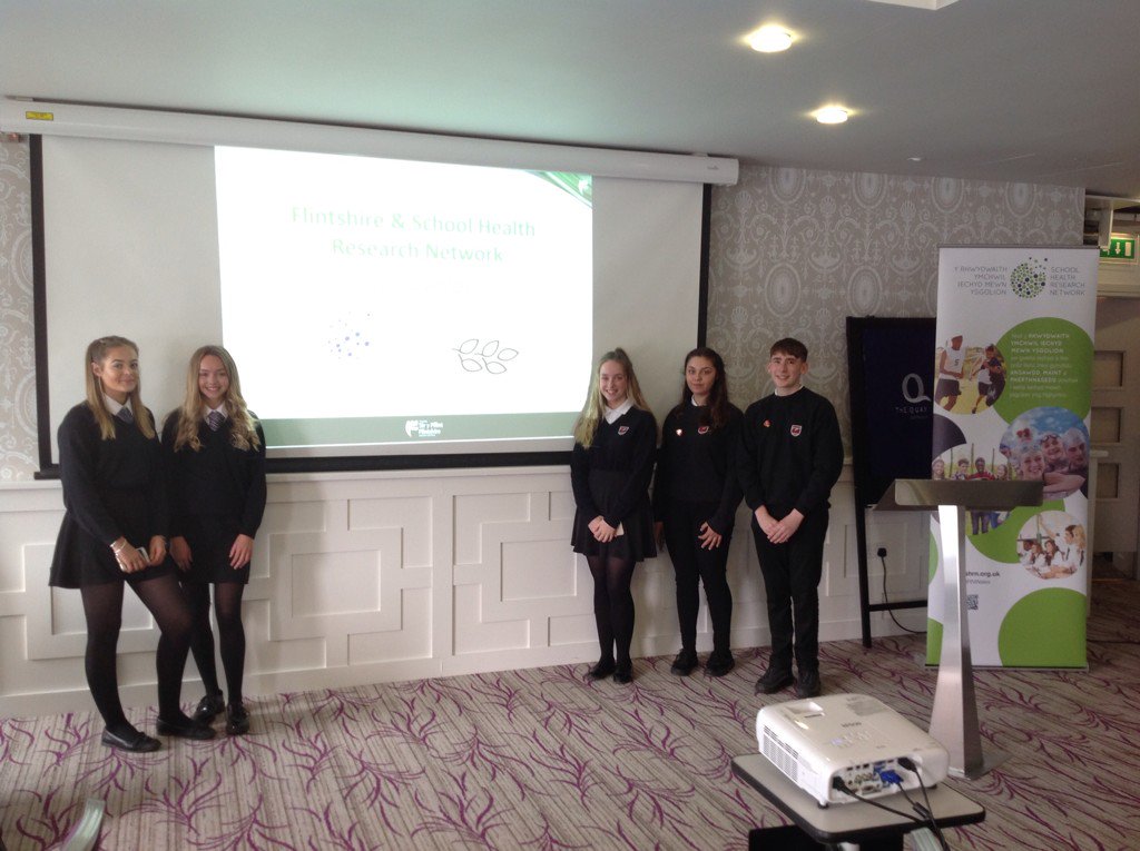 SHRNWales's tweet photo. Fantastic presentation from the pupils at @hawardenhs and @alunschool. They're a credit to theirs schools, and it would be great to see more young people presenting at our events in future! https://t.co/J6IT8YAYuO