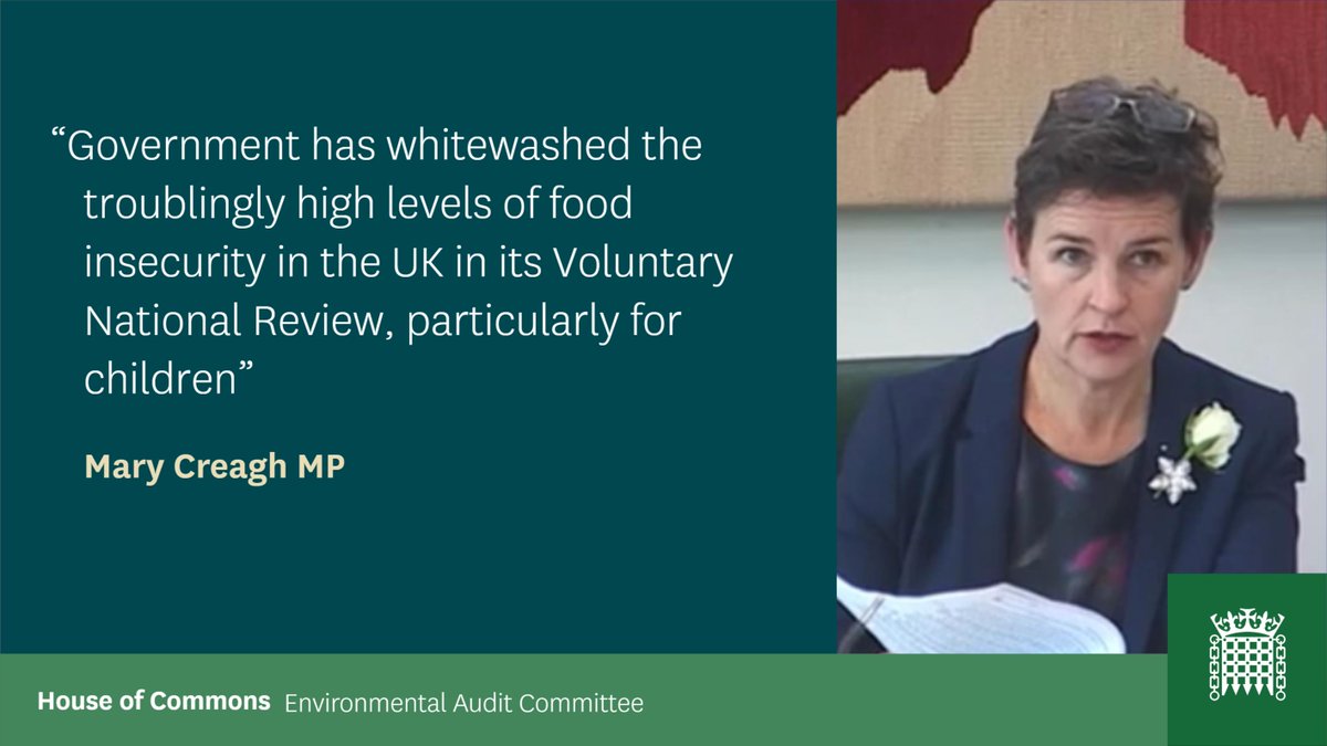 CommonsEAC's tweet photo. Our call for a #MinisterforHunger is rejected by Government - as today the UK's Voluntary National Review ignores the UK's growing #foodinsecurity crisis. #SDGs #VNR
Read more the Government's response to our report: https://t.co/F1vOHUlMAz https://t.co/oxkHUfV3UG