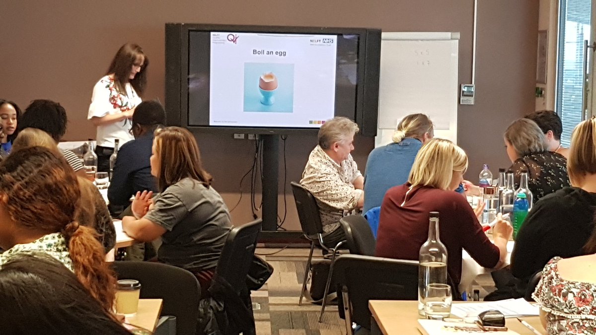 nelftqis's tweet photo. Process mapping with NELFT nursing proceptees today #funwitheggs #QIHikers https://t.co/Hy89Idui0j