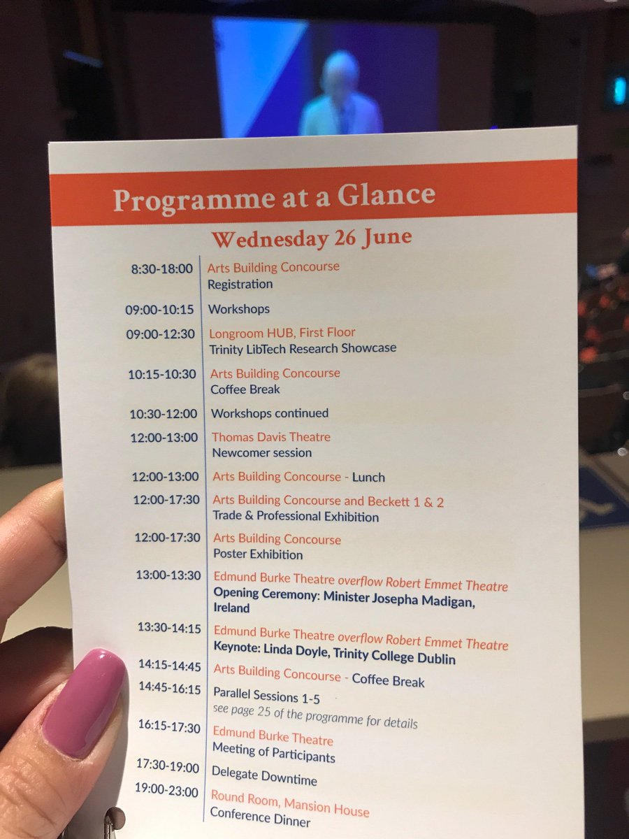 chaotickillida's tweet image. Very excited to be at Trinity college Dublin for #LIBER2019 #day1 #greatprogramme