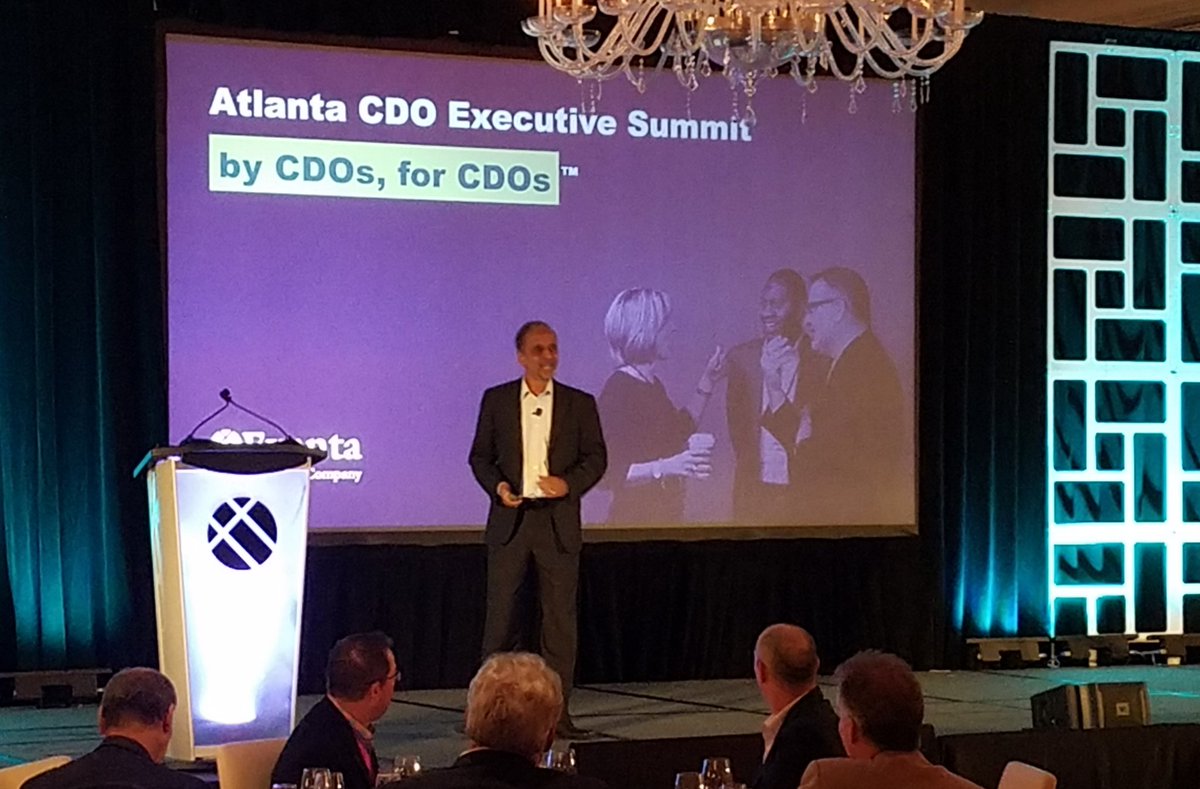 TomBeedy's tweet photo. It's all about the data...Dr. Vijay Gandapodi - Global IT Head Marketing Analytics and Data Science @CocaCola kicking things off at the CDO Summit. @Evanta @delphix #EvantaCDO #DataOps https://t.co/Aws1ZvcYQb