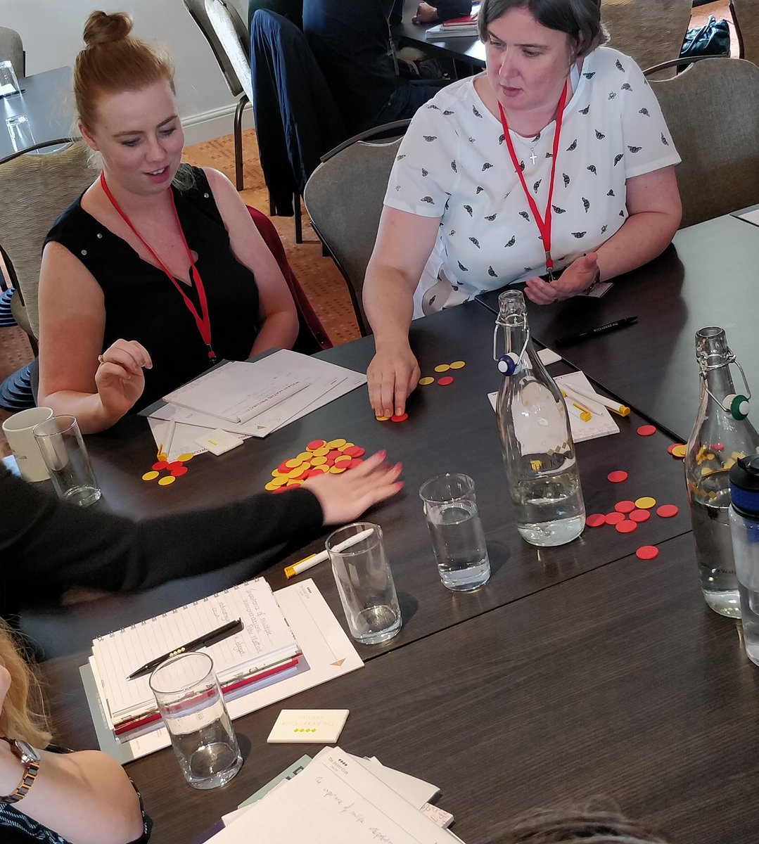MathsProject's tweet image. Playing some thinking games with @MrMattock to perk everyone up after lunch and start exploring visual representations in maths. #WiganMathsConf @NWmathshub3