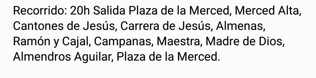 El Sagrado Corazón de Jesús aguarda el momento de su salida procesional el 28 de Junio desde la Parroquia de la Merced. Al termino del último día de la novena, a las 20h, tiene previsto el comienzo de la procesión.