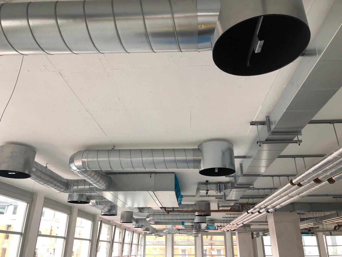 mala_info's tweet photo. Installation in progress at Oliver’s Yard! 📏👌🏽looking forward to the finished picture #Mechanical #Fitout  #Construction https://t.co/KKOrijEen2