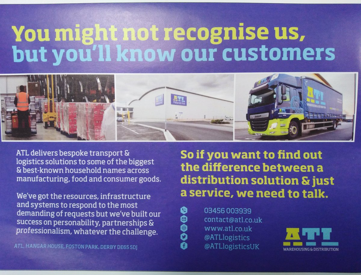 We're in the news! Our national advertising campaign is now live across trade publications including <a href="/Warehouse_News/">Warehouse & Logistics News</a>
#teamATL #logistics #distribution #warehouse #ATL