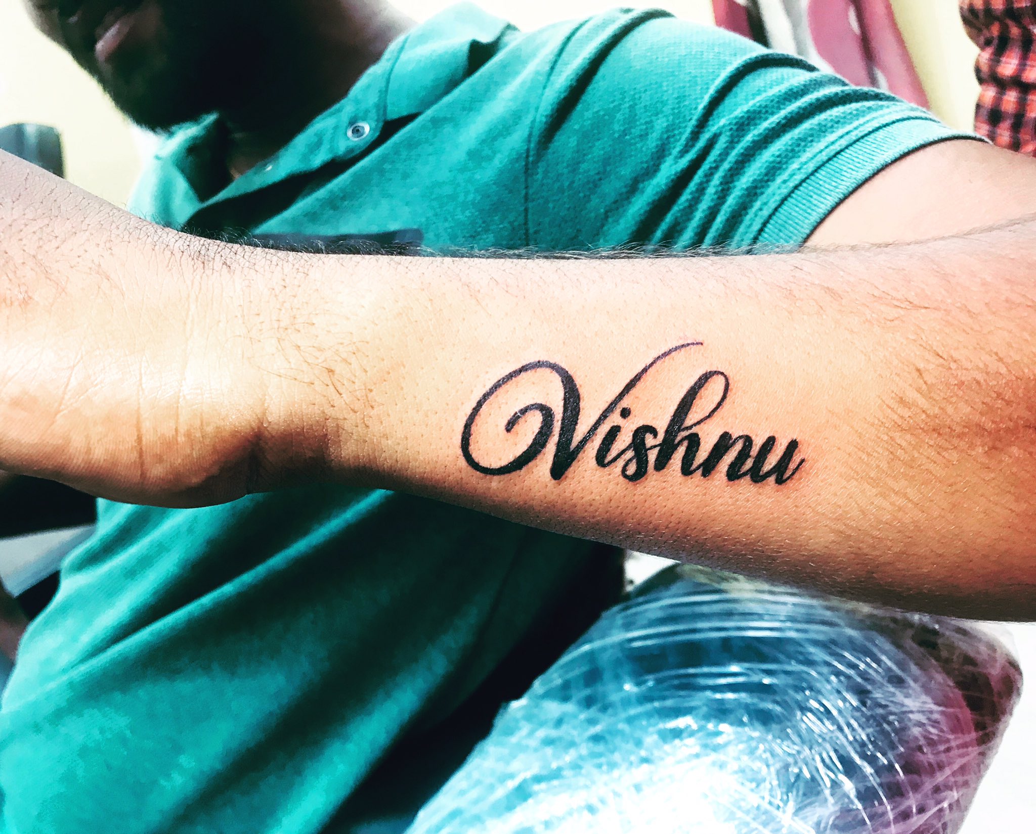 Divine tattoos for Lord Krishna devotees