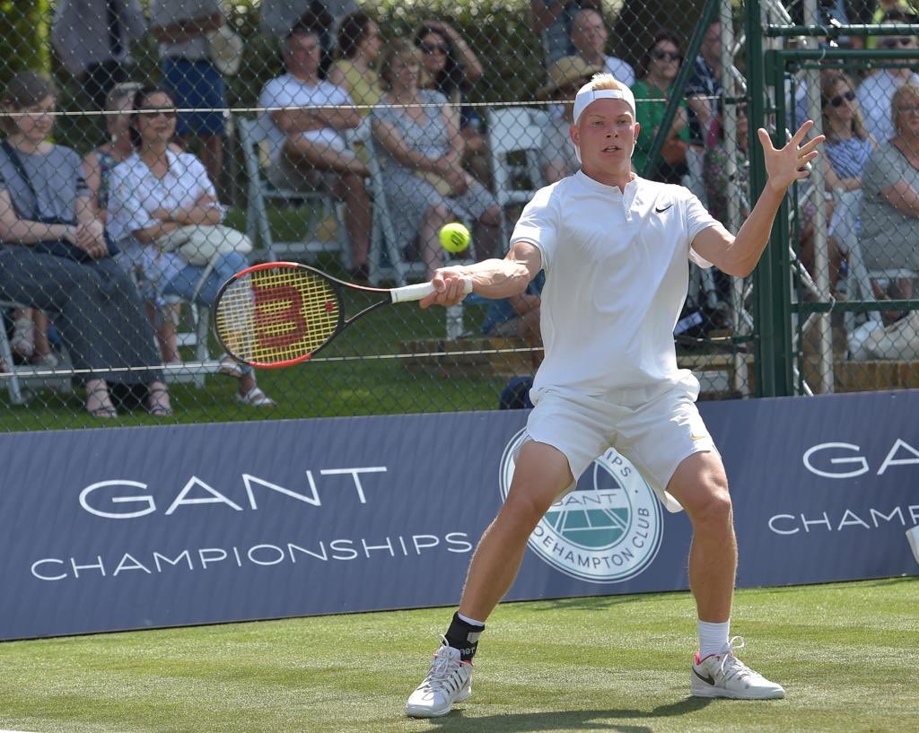 Very excited to be back at the GANT Championships this year. Pumped to be playing on the grass again👊.#GANTChamps19 #tennis