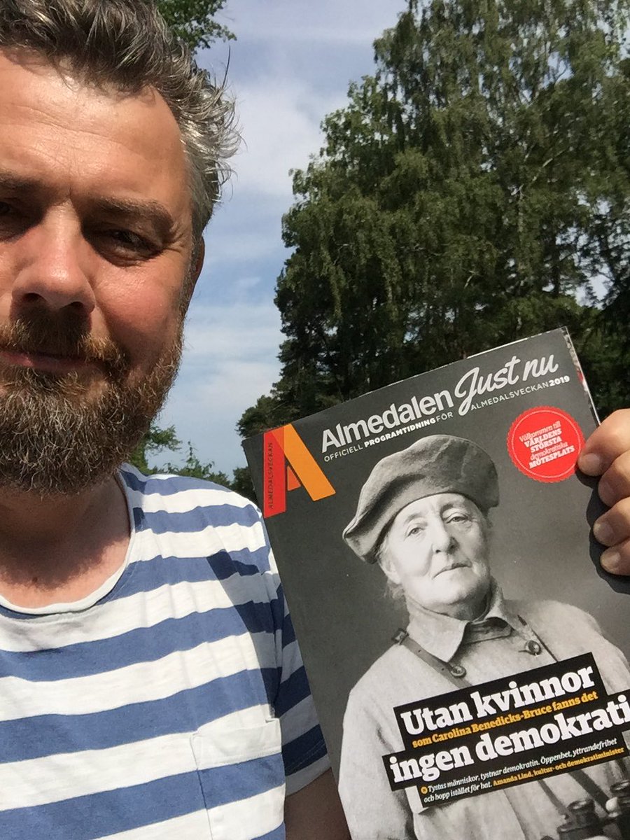 Årets programtidning Almedalen Just Nu är på ön! #Almedalen #almedalen2019 #almedalenjustnu #Visby #gotland