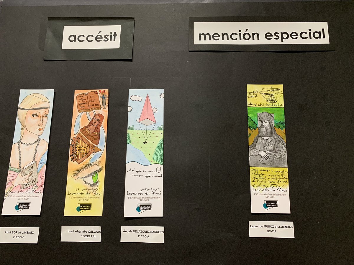 bertaamell's tweet photo. Mira @ChristianG_7 !! En nuestro IES homenajeamos a tu querido Leonardo 😉 nuestros chicos tienen mucho talento https://t.co/cX6soS1Dae