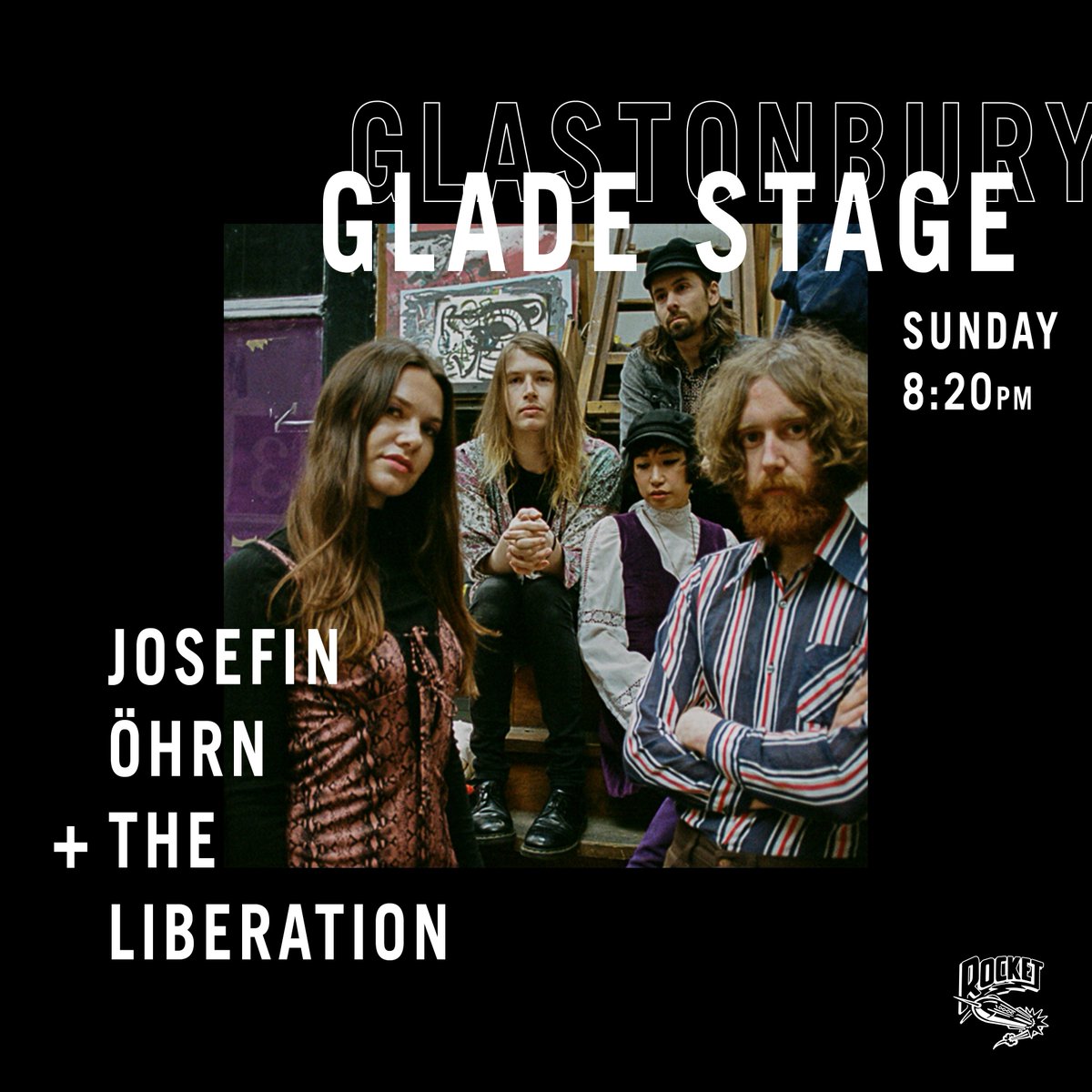 .<a href="/JosefinOhrn/">Josefin Öhrn</a> + The Liberation are returning to @GlastoFest this weekend to play the <a href="/GladeAreaGlasto/">Glade Area Glastonbury</a> on Sunday at 8:20pm

Plus the band are playing a (now, not so) secret show at The Crows Nest on Saturday night!