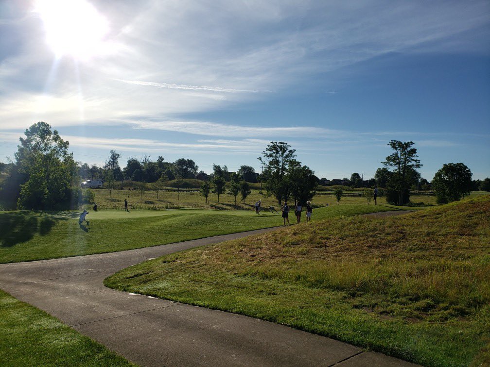 GCGA's tweet photo. Good morning from Oasis GC! Day 2 of the 110th Tony Blom Metropolitan Amateur Championship is beginning! #GCGA #1905JuniorTour #OasisGC #MET @OasisTurfgrass https://t.co/CjEyxW0GDl