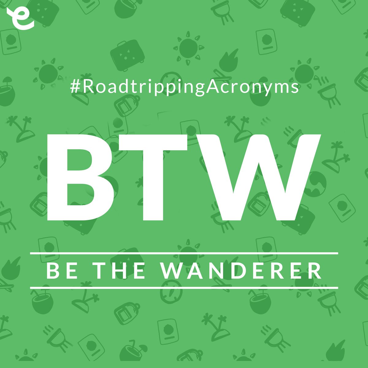 It's high time you guys started living up to this acronym!!!! #HitTheRoad #SeeItbyRoad
.
.
.
.
.
Source: Own Work