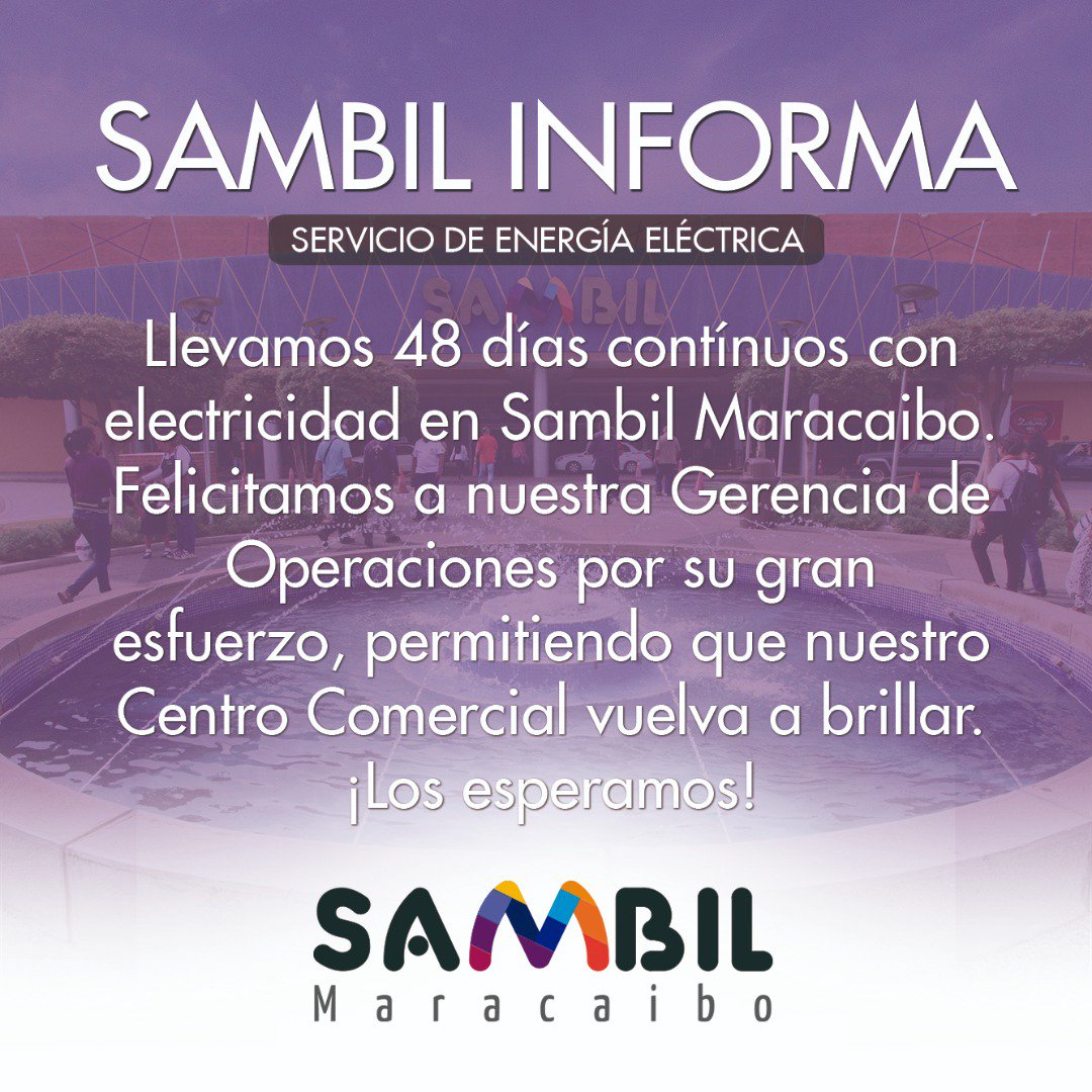 tusambil's tweet image. #SambilInforma Iniciamos este miércoles con excelentes noticias, con esfuerzo y dedicación trabajamos día a día por mejorar nuestro servicio ✨