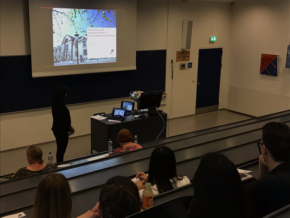 JTRantanen's tweet photo. PhD defense on #co_amorphous systems by Jaya Mishra (supervisor @ThomasRades and @KLoebmann &amp; Holger Grohganz). Purely #Finnish external opponent team with Anne Juppo and @NiklasSandler https://t.co/R7Mb5pYExu