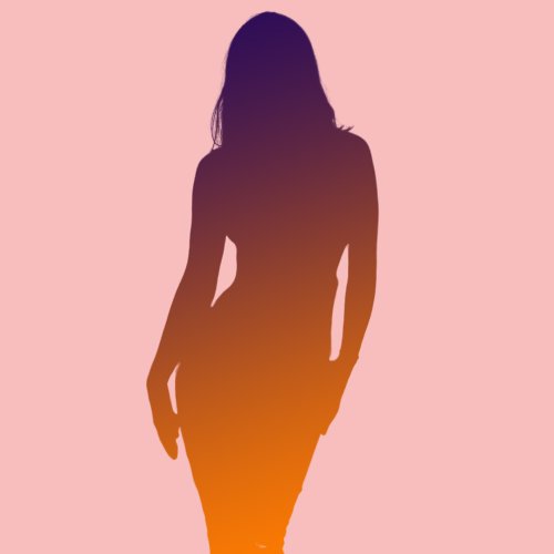 Хрупкий точеный силуэт изображенной на картине девушки особенно