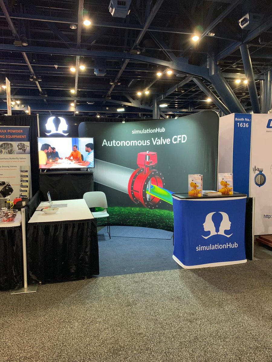 simulation_hub's tweet image. It was a great experience presenting @simulation_hub at the Valve World Americas Expo 2019. We had a good discussion with leading #valvemanufacturers across the globe. 
#vwam2019   #valves #CFD #ai #artificialintelligence #digitaltransformation #simulationsoftware #manufacturers