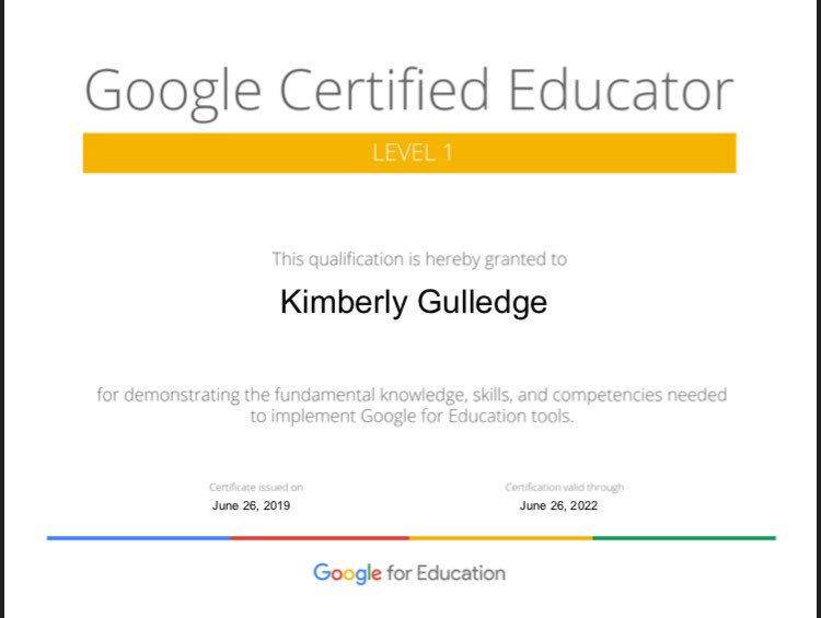 Officially a Google Certified Educator! #AllMeansAllMCSS