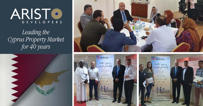 aristodev's tweet photo. Aristo Developers, with operations throughout Europe, Africa, Asia and the Middle East, recently completed a series of business conferences in Qatar.
#CyprusDevelopers #CyprusLeadingDeveloper #CyprusRealEstate #CyprusInvestmentProgramme #CyprusPermanentResidency https://t.co/Vp4KrKphus