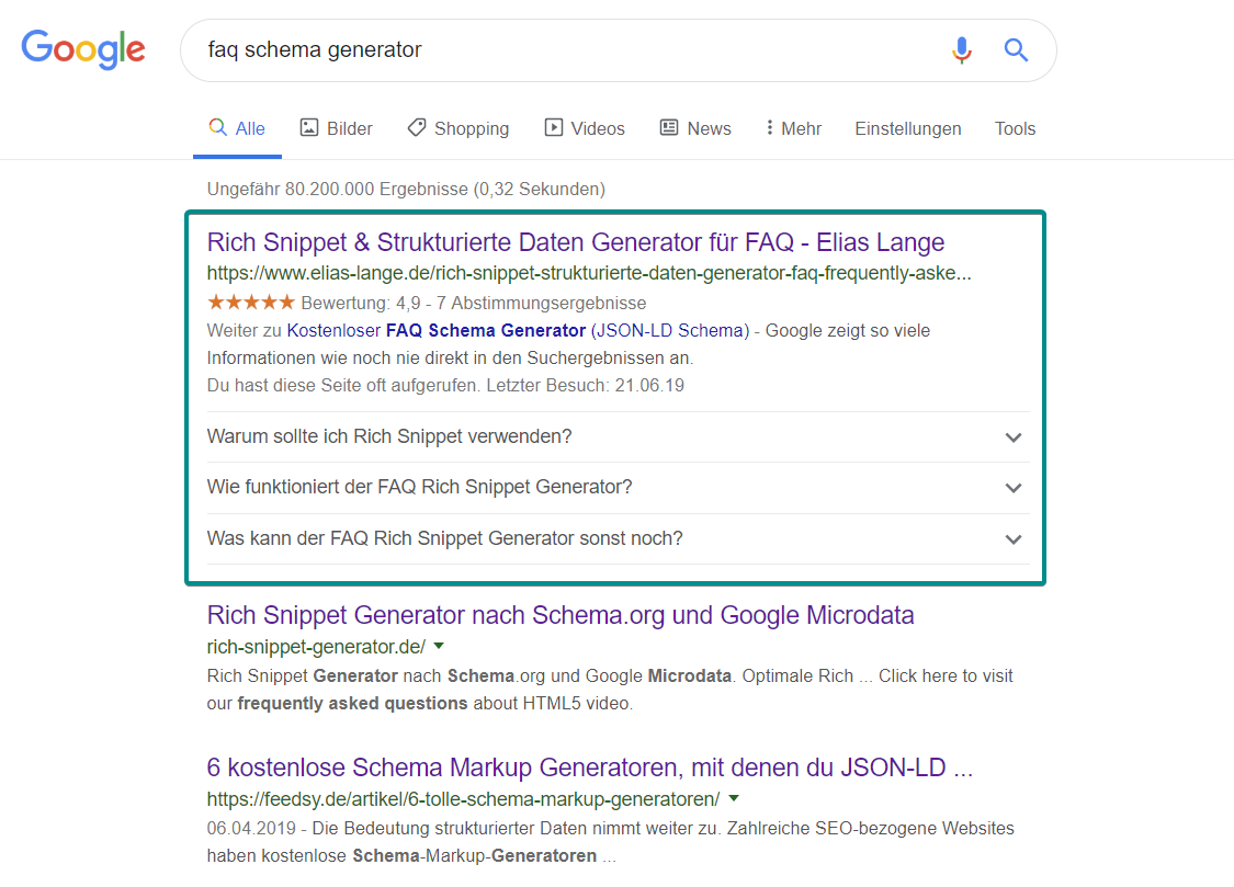 eliaslange's tweet image. FAQ Schema Generator kann ich, jetzt muss nur noch das WP Plugin gebaut werden. 😆 #faq #schema #richsnippet #generator #FrequentlyAskedQuestions #JSONLD #structureddata #free