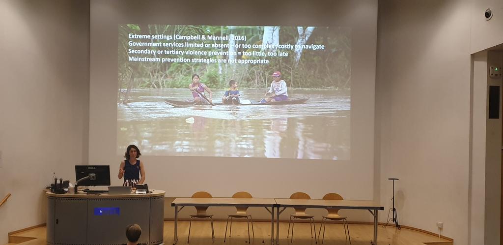 VoraNina's tweet photo. Fascinating presentation by @GeordanShannon about the roots of extraordinarily high IPV rates in the Amazon basin due to colonialism and pragmatic approaches to tackling this, using community experience and expertise #UCL #InWeek #genderBasedViolence @UCLGlobalHealth https://t.co/dVGq8Jmxij
