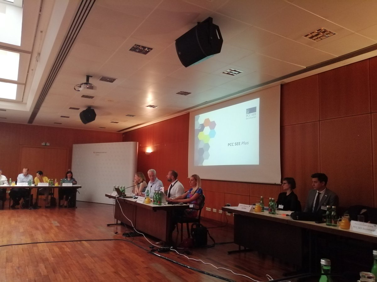 donatellabradic's tweet photo. @UNmigration attending #PCCSEE Expert Working Group. Joining the discussion on enhancing border management to counter #organizedcrime and #terrorism in the #WB6 hosted by #AustriaMinistryofInterior https://t.co/VXhrmUCq1P