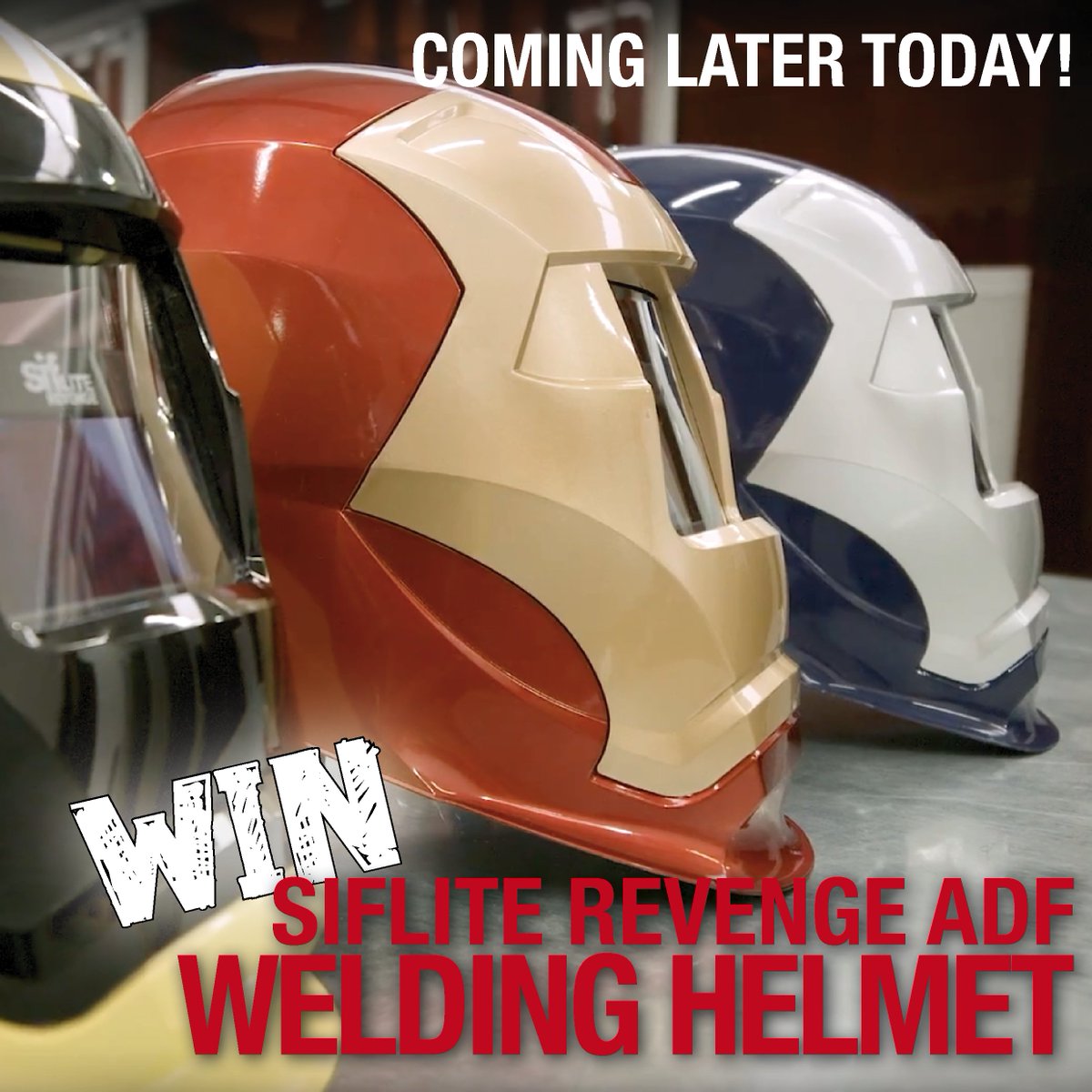 WeldabilitySif's tweet photo. Instagram competition about to start! Follow our page and get ready to take part!
https://t.co/CagN4Fdiov
WIN A SIFLITE REVENGE ADF WELDING HELMET!
#MyWeldability https://t.co/UZR5RW4lDi