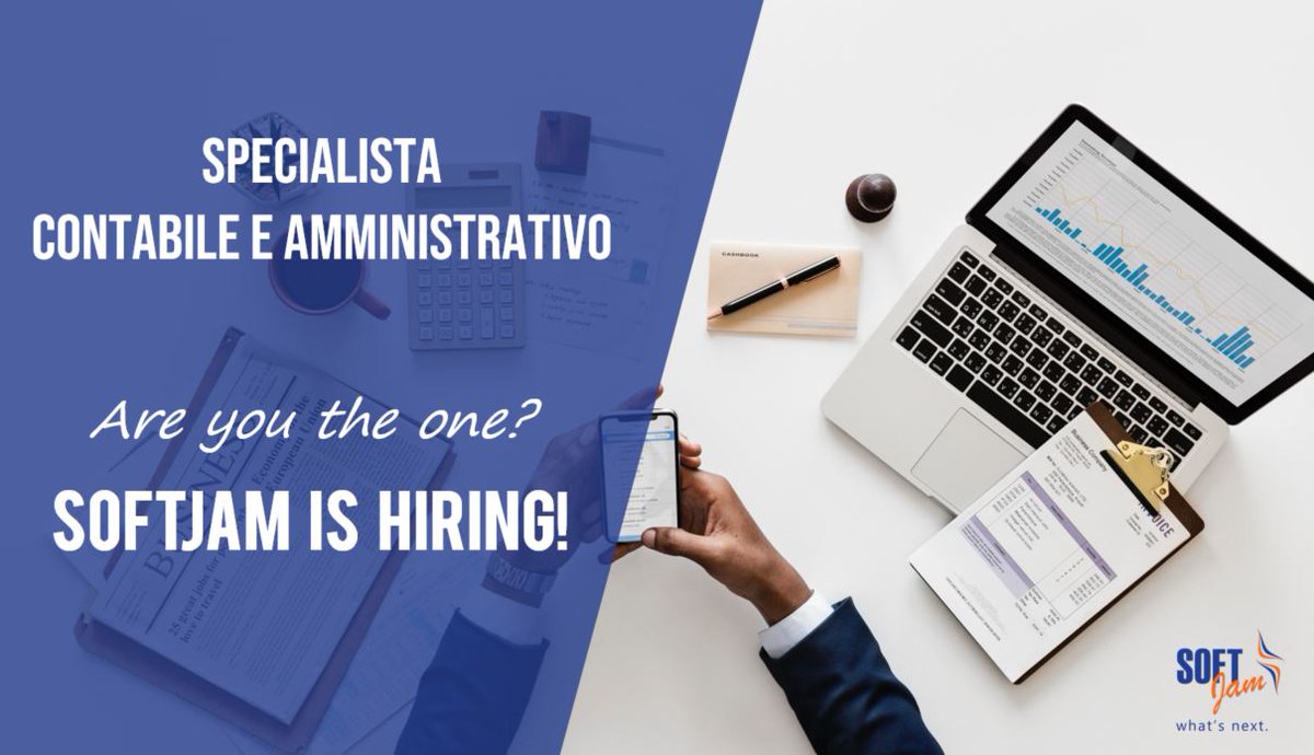 softjamIT's tweet photo. 🔎SoftJam ricerca una figura amministrativa addetta alla #contabilità per la propria sede di Genova. Se pensi di essere la persona che stiamo cercando, candidati subito 👉 https://t.co/UDwABm037g
Scopri di più su SoftJam ➡https://t.co/Fak2wNeNyd
#SJTalentAcquisition #SJWhatsNext https://t.co/QtSTGWYyYt