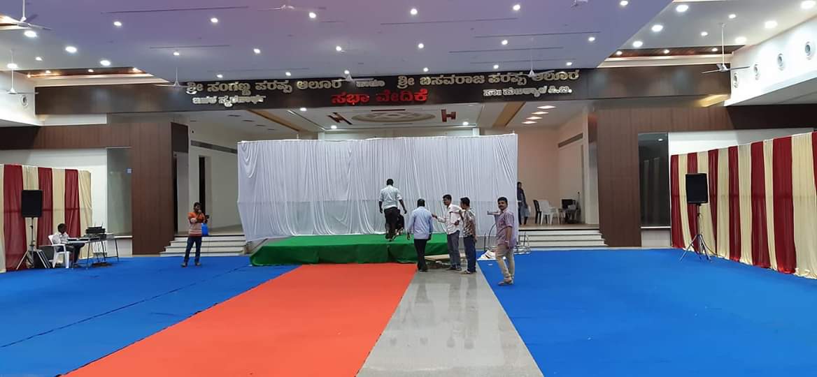 ABVPKarnataka's tweet photo. Venue getting all set to welcome Karyakarthas across state of Karnataka for Workshop.! 

Another 4 days going to be a ideological class room for bunch of young minds.

#ABVPKarAbyasVargh
@ABVPVoice @SunilAmbekarM https://t.co/QwgbRuq2RJ