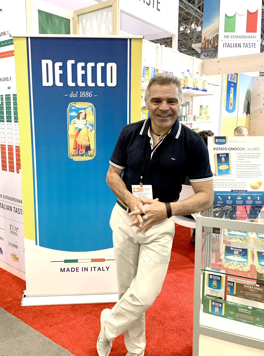 CuticoneDesign's tweet image. Taking a break at the Fancy Food Show with Italy’s favorite pasta brand.