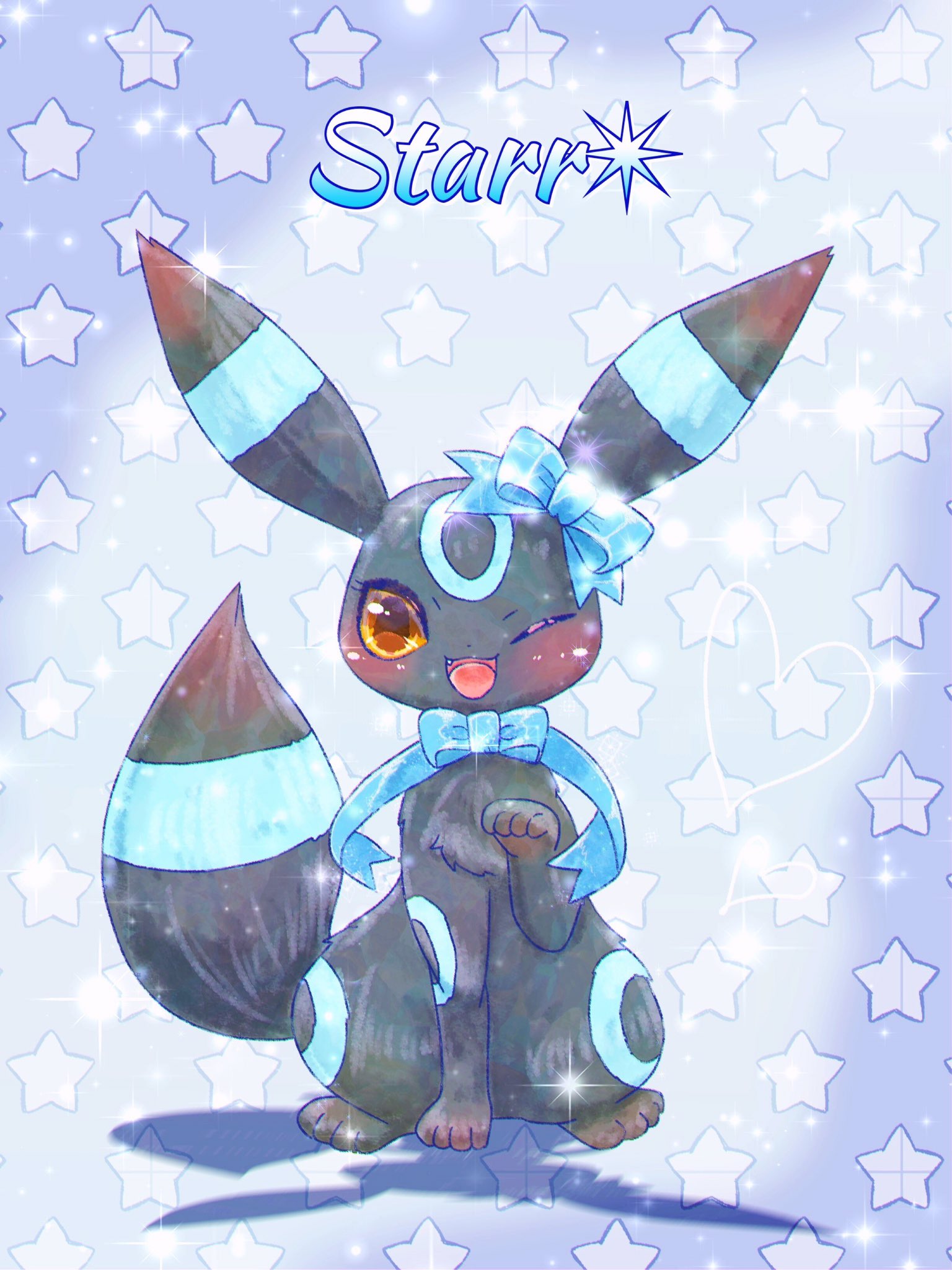 Twitter 上的 綺沙良 8月までにｼｯｶﾘ イラストリクエスト完成しました Tabycoffieaw01 さんより 色違いブラッキーです T Co Uht2ligts1 Twitter