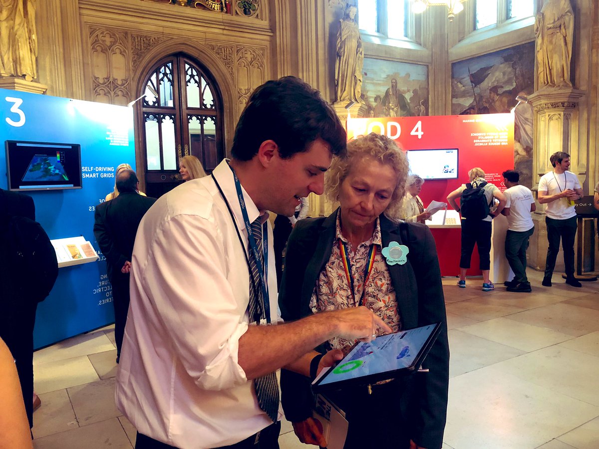 senseaboutsci's tweet photo. Christina Rees MP @Rees4Neeth being briefed at @PublicPolicyUoS #EvidencePod on why AI is necessary for electric vehicles #EvidenceWeek https://t.co/HecAsnIT1B