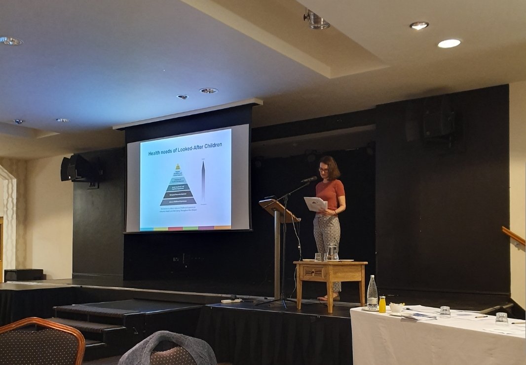 Dr Nicola Bamford raising the profile of health needs of Looked After Children with Fylde Coast Primary Care professionals @FyldeCoastCCGs <a href="/NHSsafeguarding/">NHSsafeguarding</a>